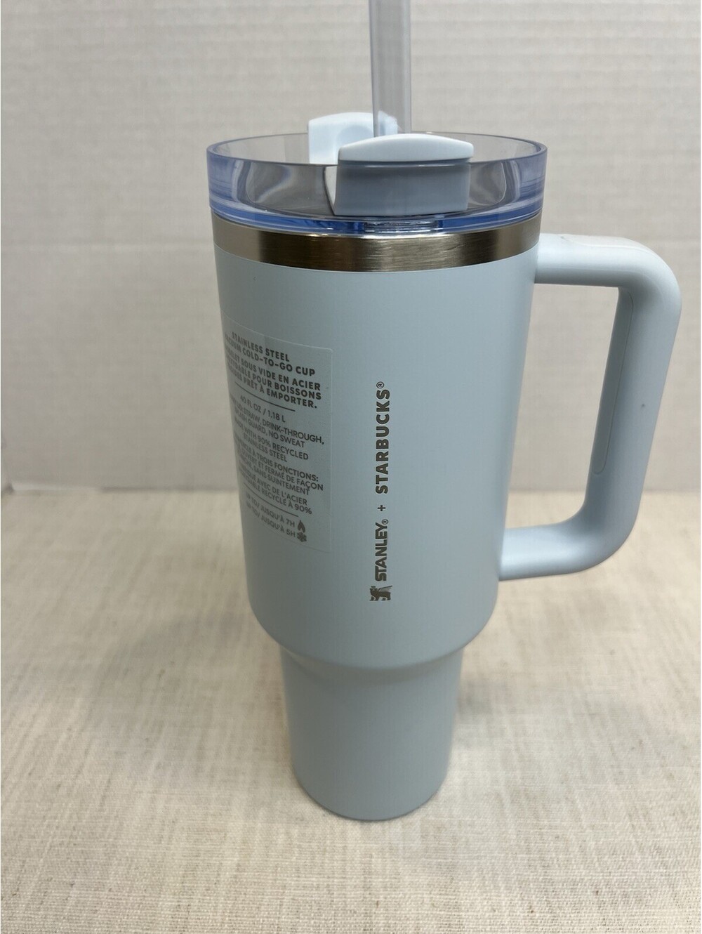 40 Oz Blue Stanley Starbucks